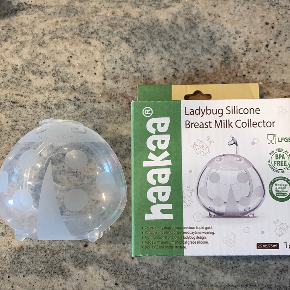 Haakaa ladybug silicone breast milk collector
